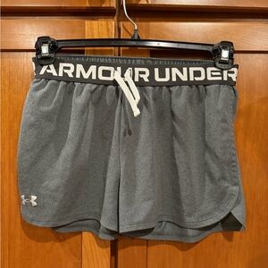 Under Armour Kids Athletic Shorts in Gray